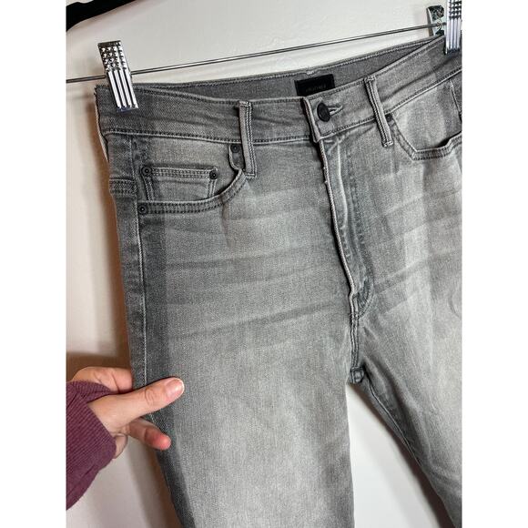 Mother The Swooner Denim Jeans Supermoon Wash Side Stripe Gray Women's 26 / 2 - Picture 4 of 11